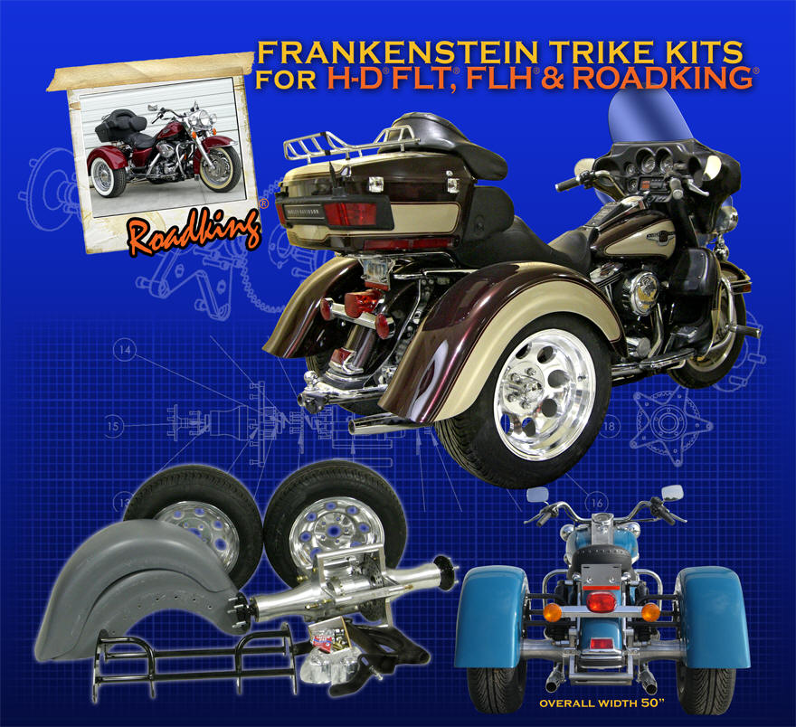 HarleyDavidson fltflh & Road King Trike Conversion Kit
