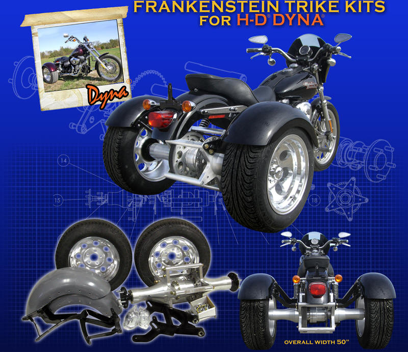 HarleyDavidson 38" Sport Dyna Trike kit